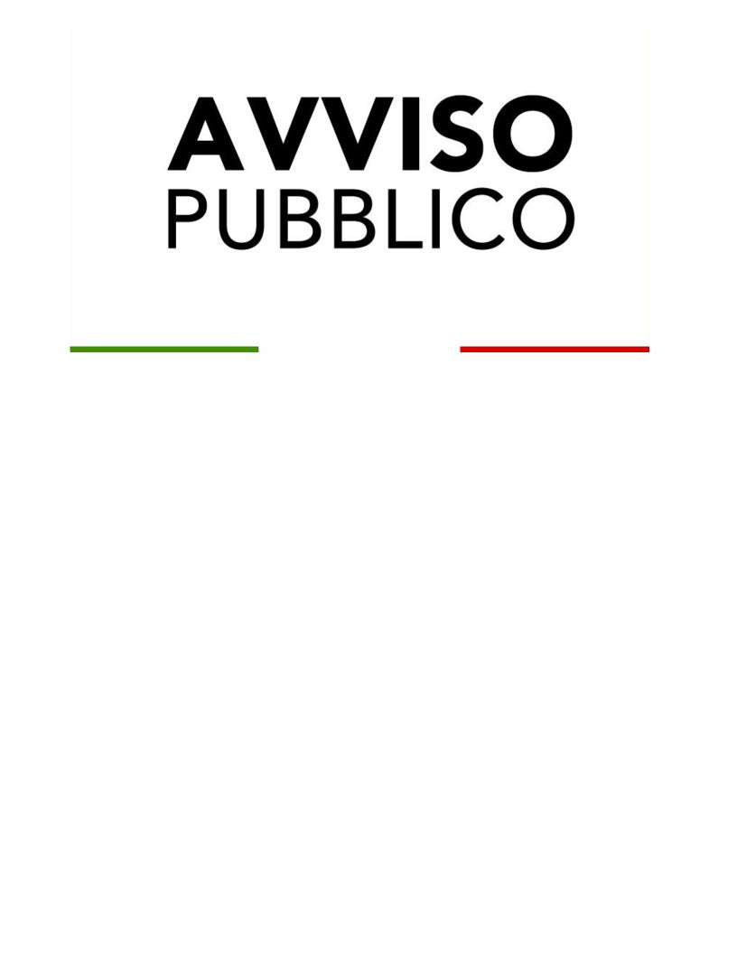 AVVISO PUBBLICO